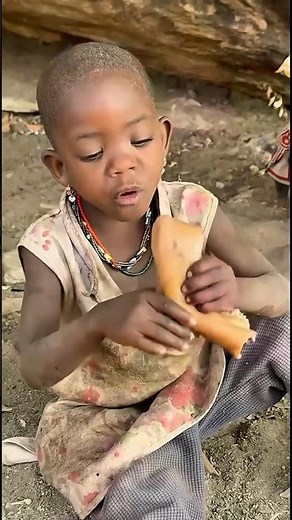 A Glimpse Into the Unique Life of Africa’s Indigenous Tribe 🌍 #AfricanTribe #Hadzabe #TribalLife