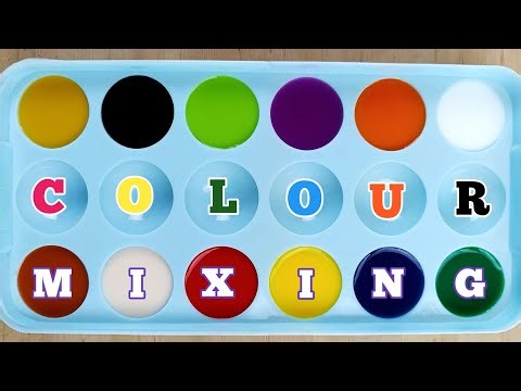 Learn How To Make Colors | Asmr Color Mixing Recipe 🎉