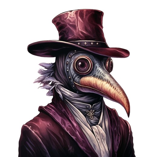 Plague Doctor Sticker Set 9 X 9 Cm Car Stickers Medieval Gothic Decoration Waterproof Vinyl Steampunk Gift - Etsy