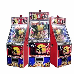 [Hot Item] Factory Director Sales 1 Player Pirate Coin Pusher Game Machine Arcade Machine
