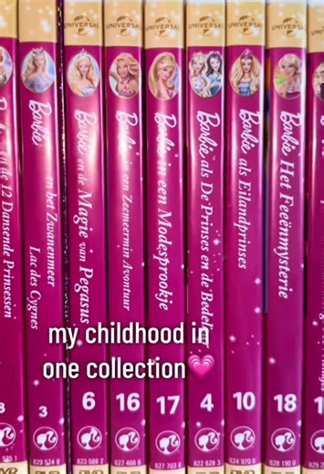 My barbie dvd collection so far My collection is almost complete Which one is your favorite 00 #barbie #barbiedvd #collection