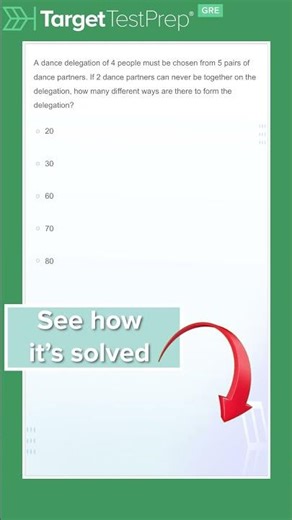 A Combinations Question Most Students Miss 🎯 | #GRE | #Shorts