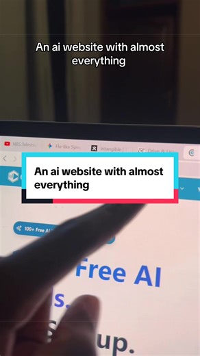 An ai website with almost everything #ai #tech #stem #learnontiktok #kenyantiktok🇰🇪