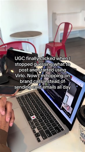 I used to spend hours scrolling and trying to find the right content to post, cold emailing, and trying to figure out ways to be successful - honestly not sure where I would be without virlo #creator #ugccommunity #ugc #ugccreator #ugchacks