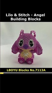 Angel No.7113A Blocks #Angel #LBOYU #Lilo #Stitch #Lego #MiniBlock #NanoBlock