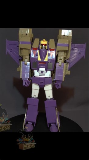 Blitzwing aka Ditka The Mighty MP E.A.V.I METAL Masterpiece Transformers KFC G1 Triple Changer