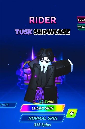 Johnny Joestar Tusk showcase Anime Final Quest #roblox #jjba #animefinalquest