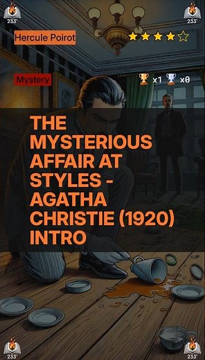 The Mysterious Affair at Styles - Agatha Christie (1920) Intro (Hercule Poirot - 1)