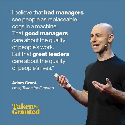 Adam Grant on modern leadership | TED & Lexus