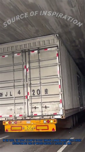 Truck Stuck Under Low Bridge: Height Limit Mishap – Road Safety Lesson