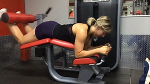 Lying Hamstring Curl Machine