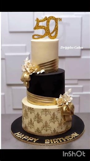 10 trending 50th birthday cake design 2026#shortvideo #shortsfeed #shorts #yputubeshorts