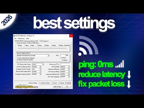BEST TCP Optimizer Settings for Gaming! 🔧🎮 (2026)