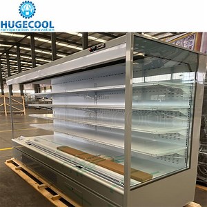 [Hot Item] Plug in Upright Open Display Chiller Cabinet with Compressor for Fruits and Vegetables