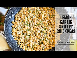 Lemon-Garlic Skillet Chickpeas | Easy & Delicious One-Pan Recipe
