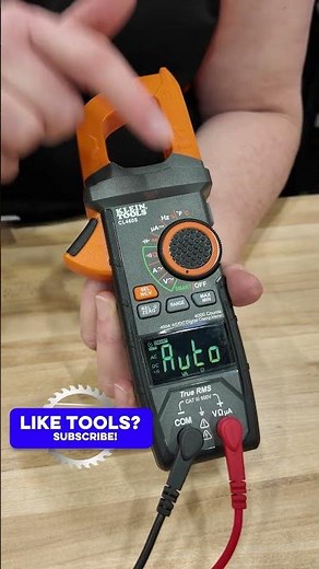 Klein has a new Clamp Meter for checking your voltage, resistance, and continuity! #newtools #AHR26