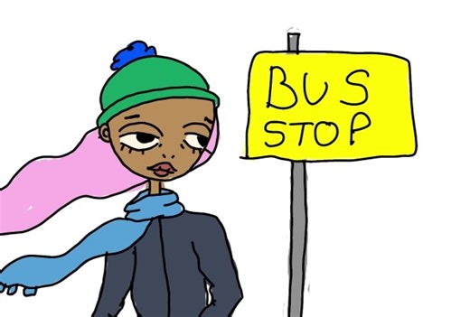 Waiting for a text back feels like #teenagealien #animation #schoolcrush #sketching #webcomic