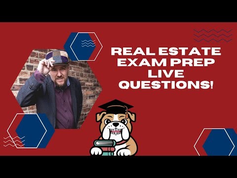 Real estate exam prep - live questions!
