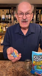 Making a Jolly Rancher Blue Raspberry simple syrup #blue #raspberry #syrup #simple | Larry Canam