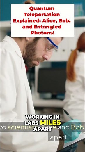 Quantum Teleportation Explained: Alice, Bob, and Entangled Photons!