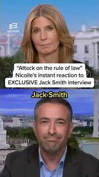 'Attack on the rule of law': Nicolle's instant reaction to EXCLUSIVE Jack Smith interview