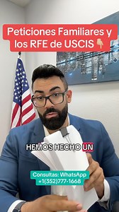5.2K views · 178 reactions | Un RFE (por sus siglas en inglés,...