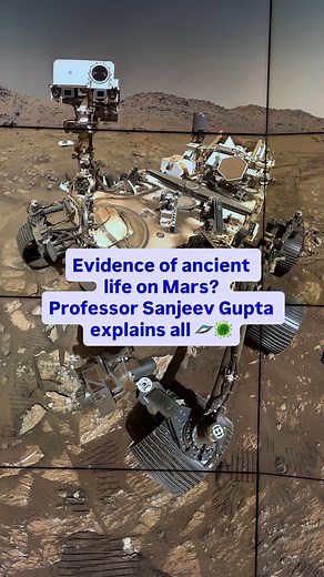 Imperial College London on Instagram: "🛸 Are we one step closer to discovering life on Mars? 🔬@ESEImperial’s Professor Sanjeev Gupta explains how rock samples collected by @Nasa’s Perseverance Rover have revealed potential traces of ancient Martian microbial life. 🌱 This new research, published in @Nature_the_journal, explains how scientists have found potential evidence of redox reactions taking place – processes that are driven by biological activity. These findings were made possible by th