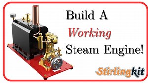 My DIY mini steam engine: Building the StirlingKit rocking whale