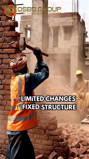 Frame vs. Load Bearing Structure: Which One Should You Choose? 🏗️ #shorts #viralshorts #construction