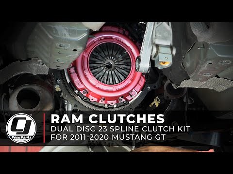 2018-2023 Mustang Install | RAM Clutches Dual Disc Clutch Kit & Flywheel