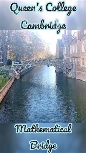 🇬🇧Mathematical Bridge Cambridge🌉|#queen'scollege #queen'scollegecambridge #mathematicalbridge #uk
