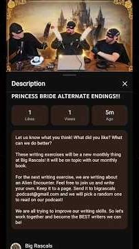 Go check out our PRINCESS BRIDE ALT ENDINGS! #bookclub #books #movie #princessbride #fyp