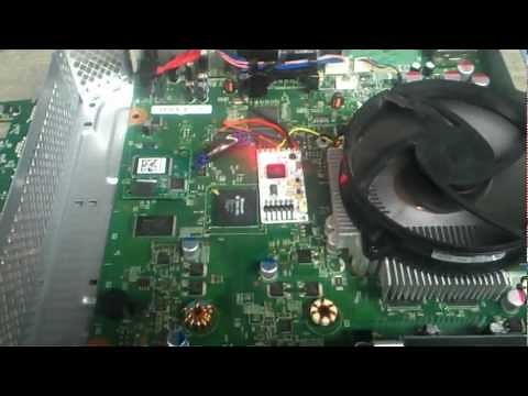 Xbox 360 slim JTAG - COOLRUNNER GLITCH CHIP installed - DEMO