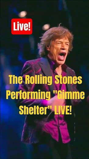 The Rolling Stones Performing "Gimme Shelter" LIVE! #live #classicrock