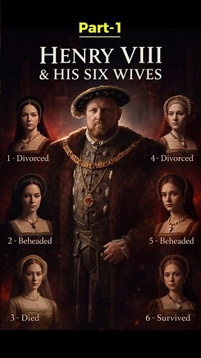 Henry VIII’s Six Wives Explained in 60 Seconds | Divorced, Beheaded, Survived #henryviii #history