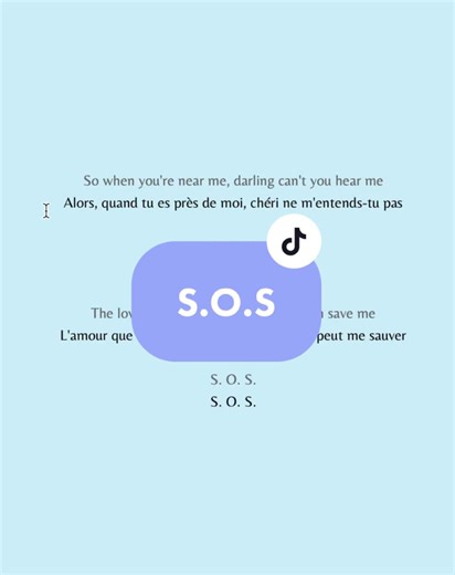 S.O.S - ABBA 🎶 traduit en français 🇫🇷 #lyrics #traduction #traductionmusique #traductionfrancais #traduction_song #musique #sos #abba