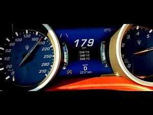Maserati Ghibli S Q4 410 HP Acceleration 0-200km/h