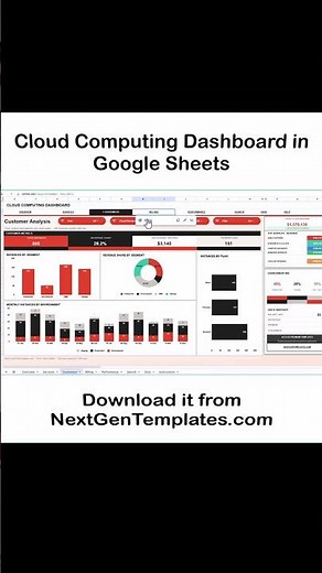 Cloud Computing Dashboard in Google Sheet