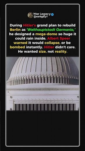 Hitler’s Impossible Mega-City #ww2 #shorts