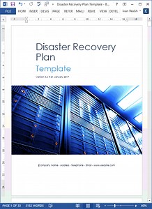 Microsoft Visio Disaster Recovery Template - Free Software and Shareware