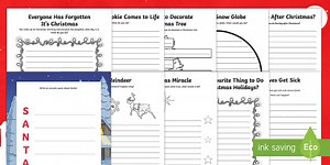 Christmas Writing Prompts and Writing Frames