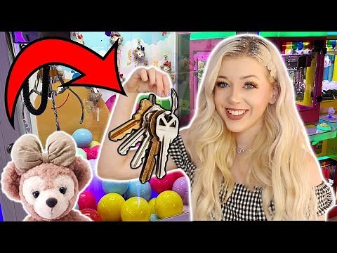 MYSTERY KEY TOY CLAW MACHINE WINS!!!