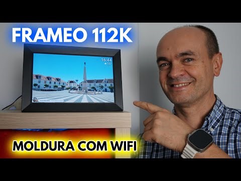 Frameo 112k - A melhor moldura com app e wifi da Aliexpress