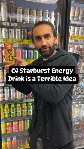 C4 Starburst Energy Drink is a Terrible Idea #c4 #energydrinks #energydrink