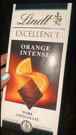 Lindt Excellence Orange Intense Dark Chocolate | Lindt Bar Chocolate from Dubai | #chocolate #lindt