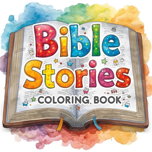 Bible Stories Coloring Pages – Christian Art, Old & New Testament (digital Download) Set2 - Etsy