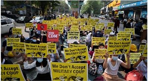 Paint, poems and protest anthems: Myanmar's coup inspires the art of defiance