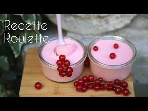 Mousse aux groseilles !