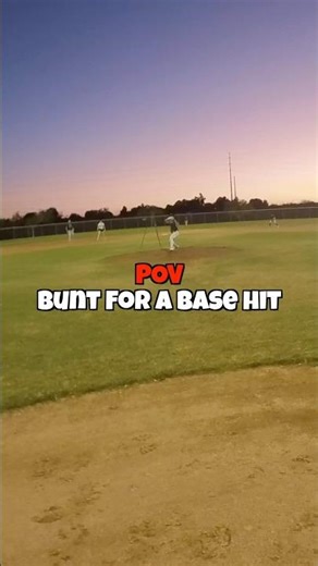Lift Small Bunt The Ball #baseball #softball