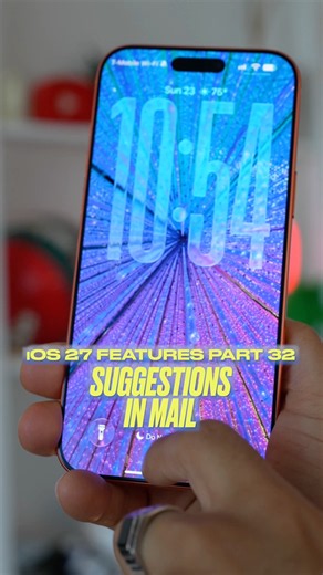 iOS 27 Features Part 32: Suggestions in Mail #apple #ios27 #ios27features #ios27update #ios27tricks